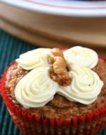 carrot cupcake with cream cheese frosting