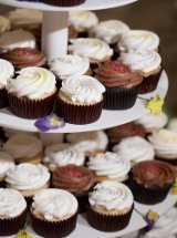 cupcake wedding cake