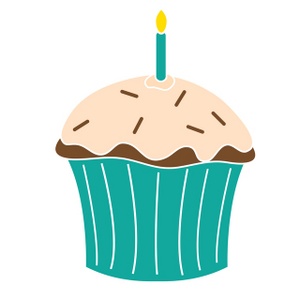 Birthday Cupcake Free Clip Art