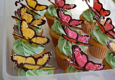 butterfly cupcakes