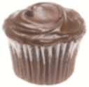 Chocolate Cupcake Free Clip Art