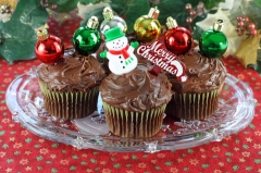 Christmas cupcakes