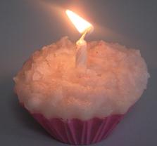 cupcake candle