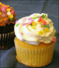 Vanilla cupcake Free Clip Art