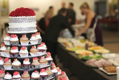 cupcake wedding cake