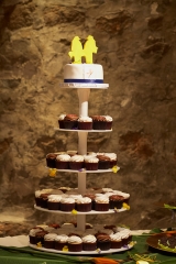 cucpake wedding cake